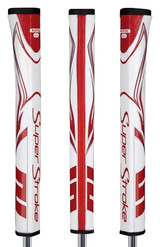 SuperStroke Zenergy Pistol GT 2.0 puttergrej, vit/röd