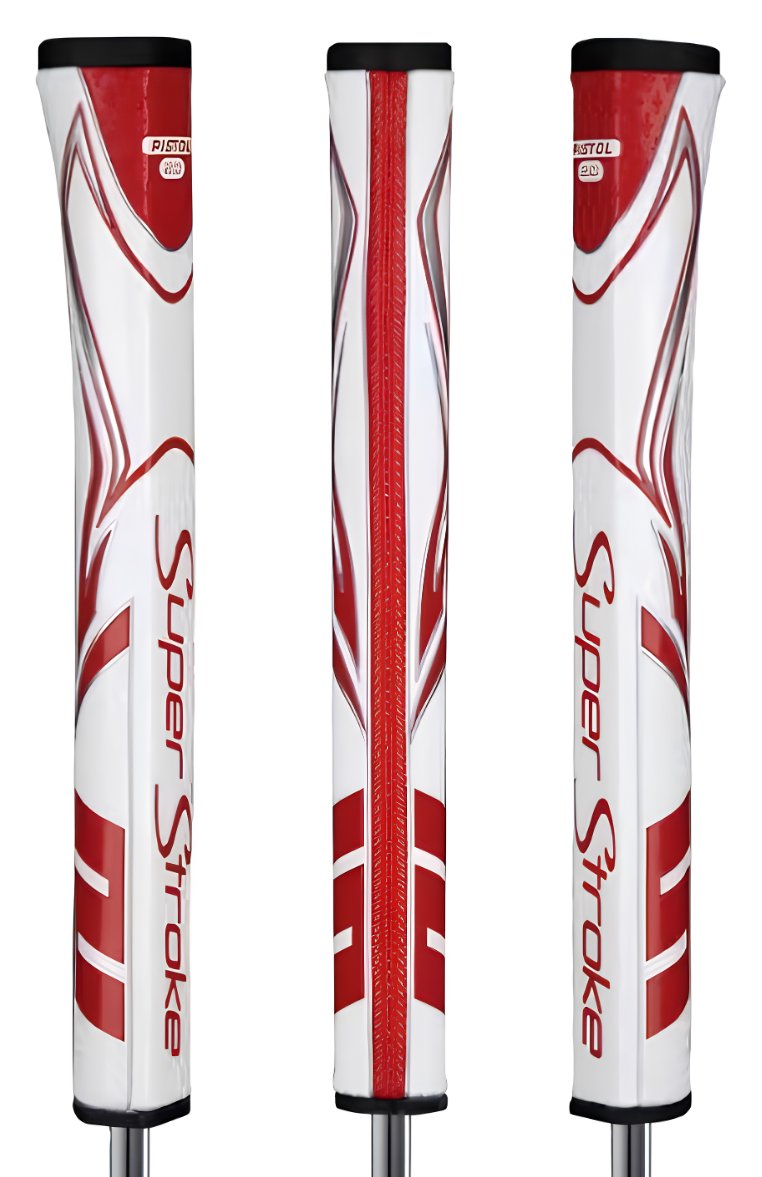SuperStroke Zenergy Pistol GT 2.0 puttergrej, vit/röd