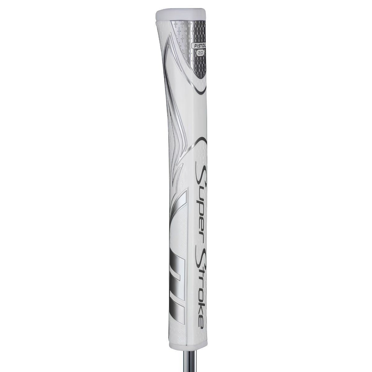 SuperStroke Zenergy Pistol GT 2.0 putter grip, vit/silver