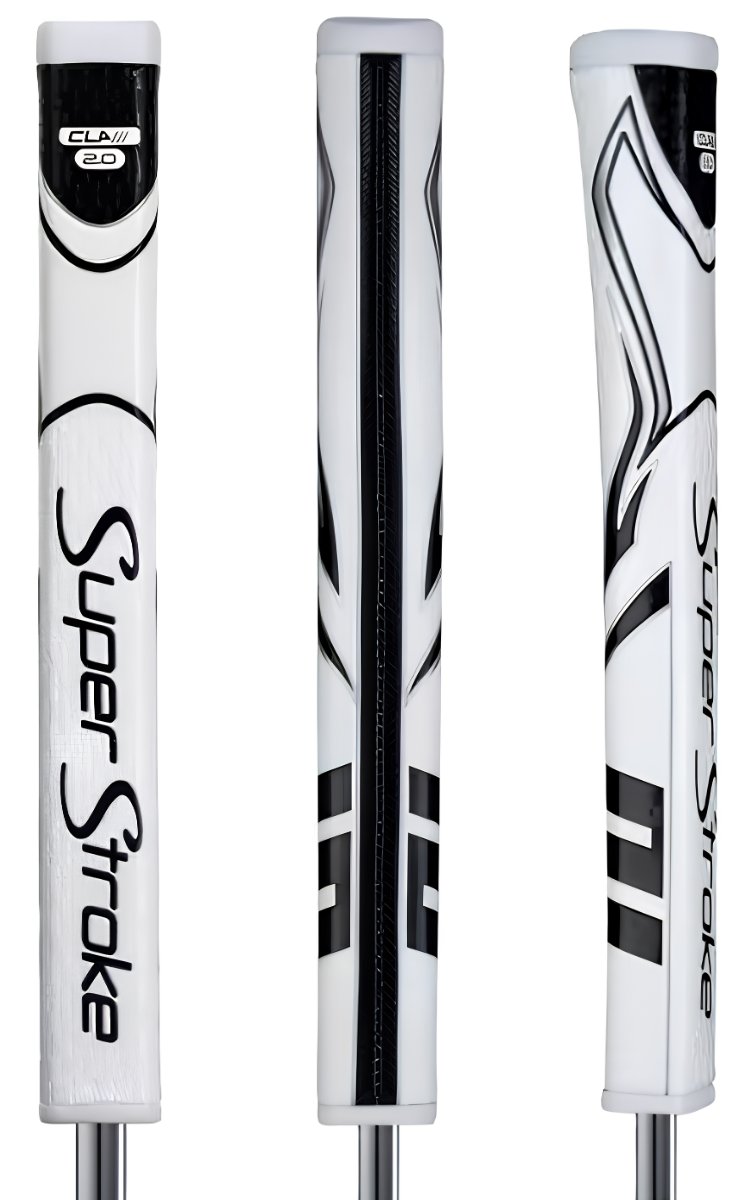 SuperStroke Zenergy CLAW 2.0 puttergrepp, vit/svart