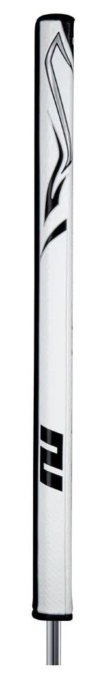 SuperStroke Zenergy Flatso 17" putter grip, vit/svart