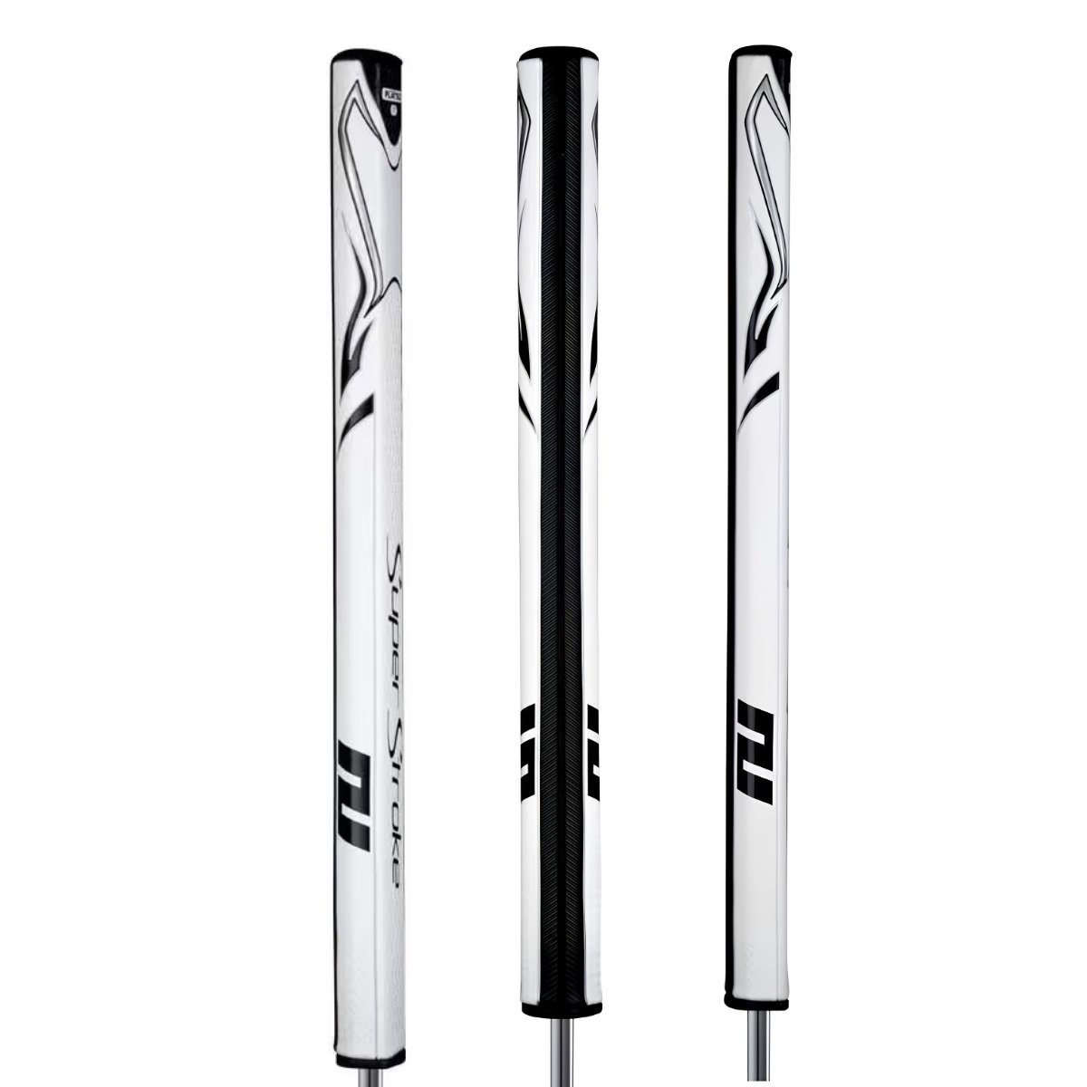 SuperStroke Zenergy Flatso 17" putter grip, vit/svart