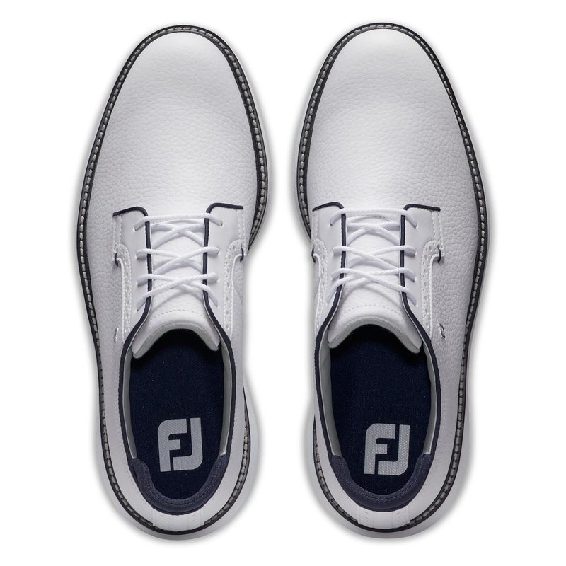 FootJoy FootJoy Traditions Blucher Spikeless herr golfskor, vita