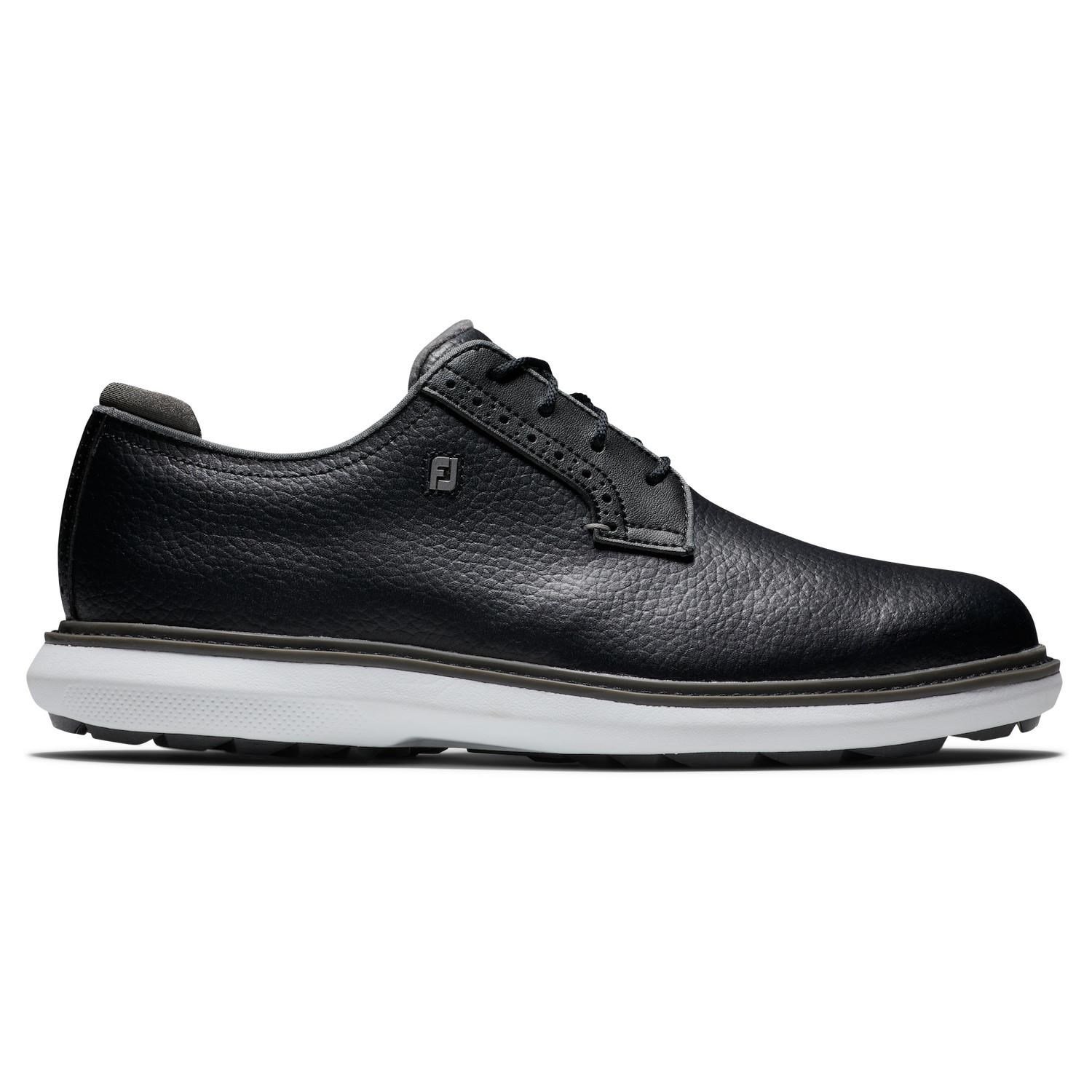 FootJoy Traditions Blucher herr golfsko, svart/grå/vit blucher