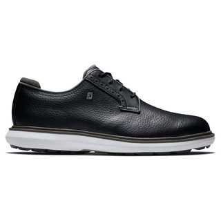 FootJoy Traditions Blucher herr golfsko, svart/grå/vit blucher