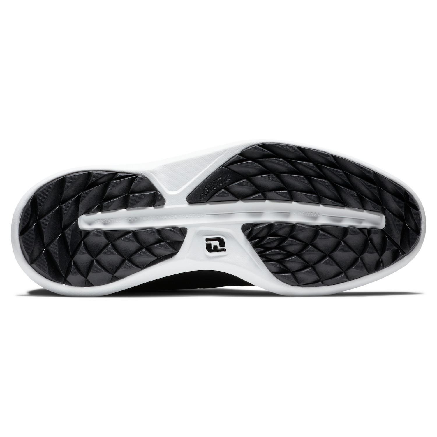 FootJoy Traditions Blucher herr golfsko, svart/grå/vit blucher