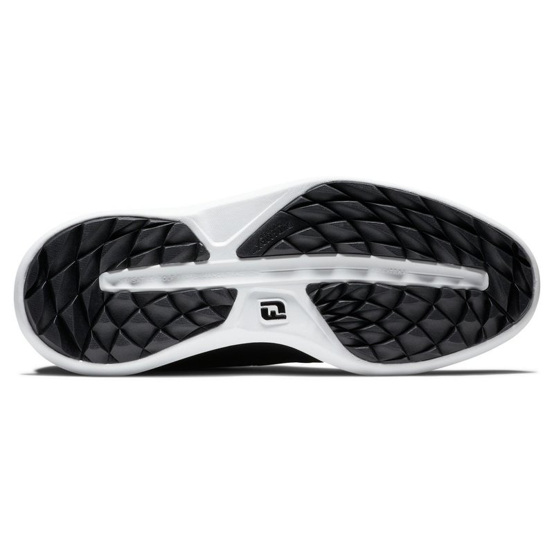 FootJoy Traditions Blucher herr golfsko, svart/grå/vit blucher