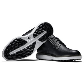 FootJoy Traditions Blucher herr golfsko, svart/grå/vit blucher