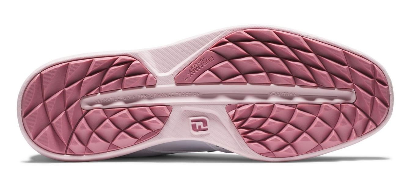 FootJoy FootJoy Traditions Spikeless damgolfsko, vit/rosa