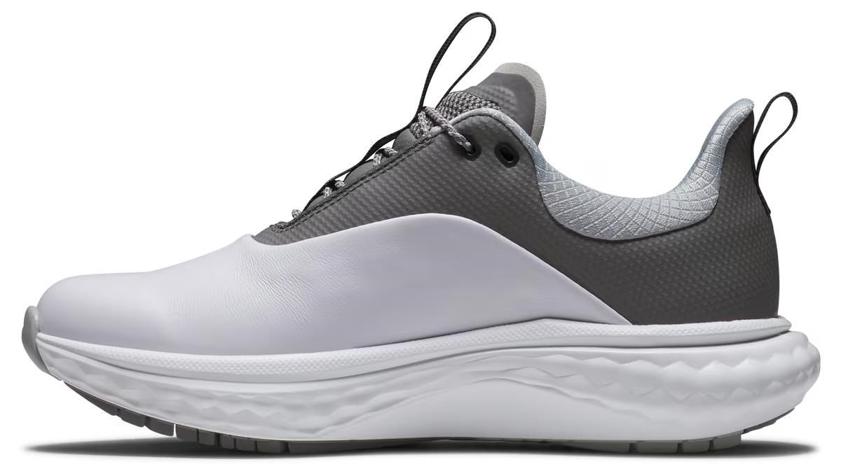 FootJoy Quantum Leather dam golfskor, vit/grå