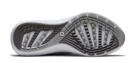 FootJoy Quantum Leather dam golfskor, vit/grå