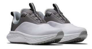 FootJoy Quantum Leather dam golfskor, vit/grå