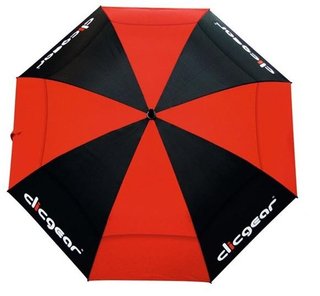 Clicgear Double Canopy golfparaply 68", svart/röd