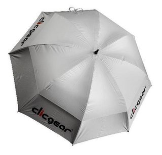 Clicgear Double Canopy golfparaply 68", silver