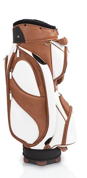 JuCad Style cart bag, brun/vit