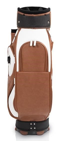 JuCad Style cart bag, brun/vit