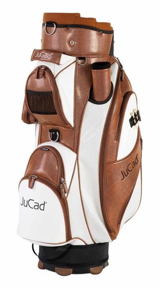 JuCad Style cart bag, brun/vit