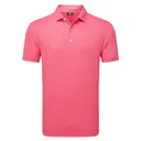 FootJoy Speckle Print Pique herr polo, pink lemonade