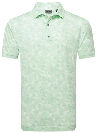 FootJoy Pop Camo Lisle herr polo, pistachio