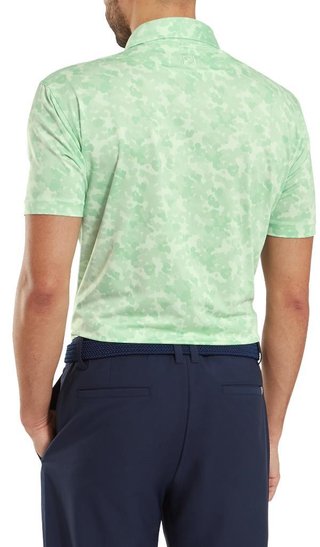 FootJoy Pop Camo Lisle herr polo, pistachio