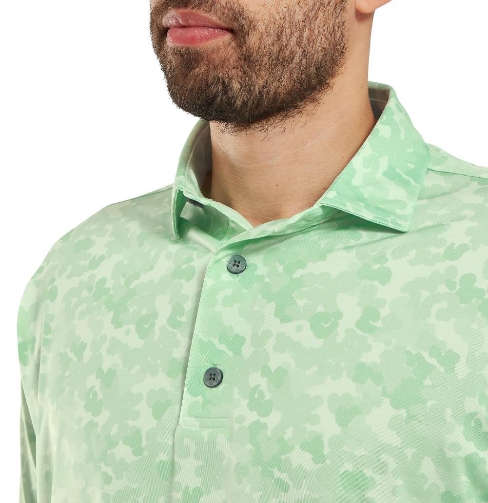 FootJoy Pop Camo Lisle herr polo, pistachio