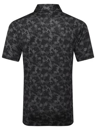 FootJoy Pop Camo Lisle herr polo, svart