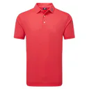 FootJoy Stretch Pique Solid herr polo, hibiscus