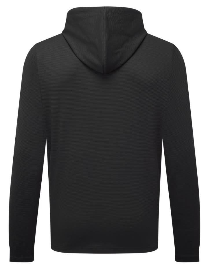 FootJoy Ottoman Jacquard herr hoodie, svart