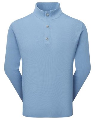 FootJoy Drirelease Button Placket herr tröja, blue jay