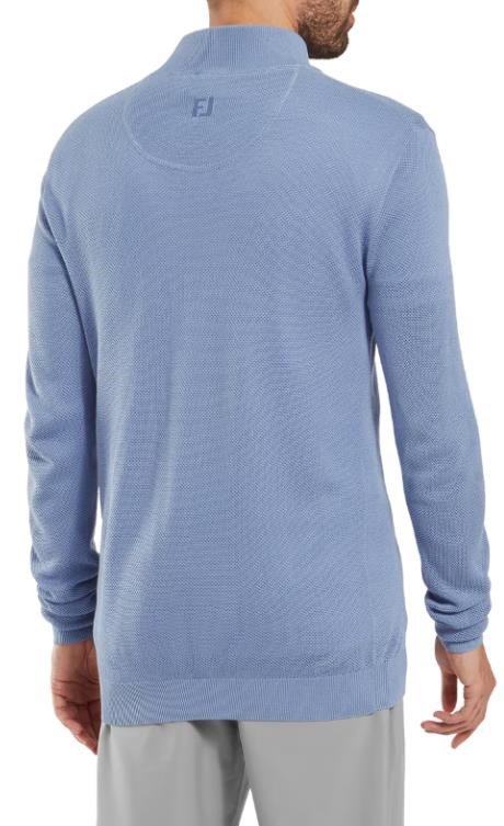 FootJoy Drirelease Button Placket herr tröja, blue jay