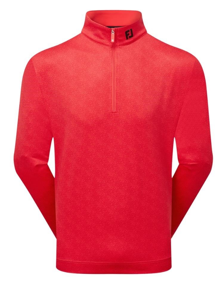 FootJoy Speckle Print Chill-Out herr sweatshirt, hibiscus