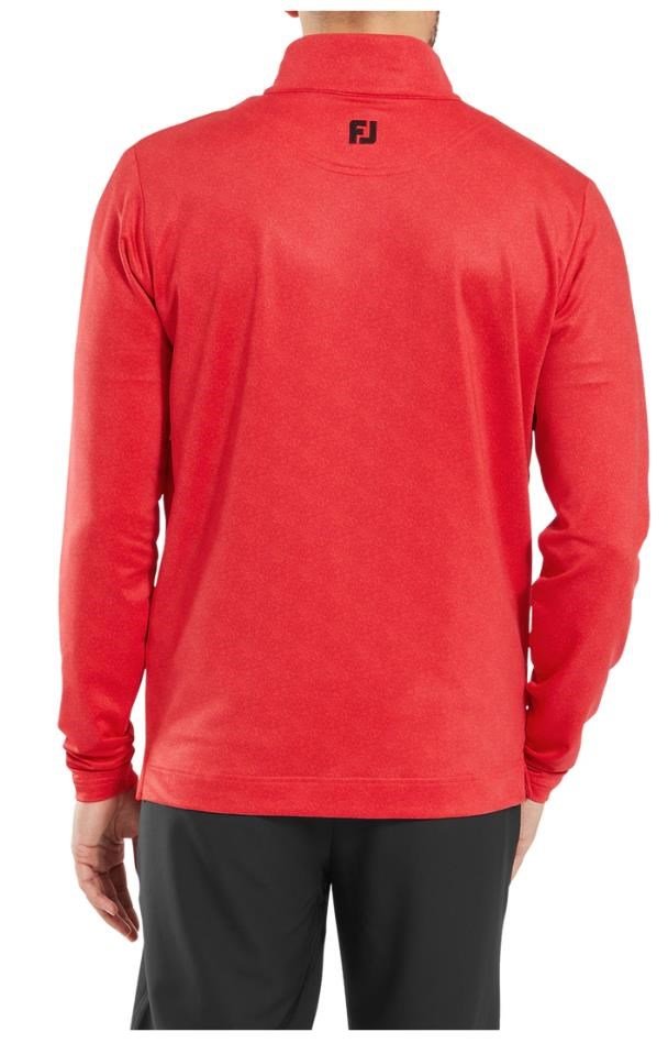 FootJoy Speckle Print Chill-Out herr sweatshirt, hibiscus