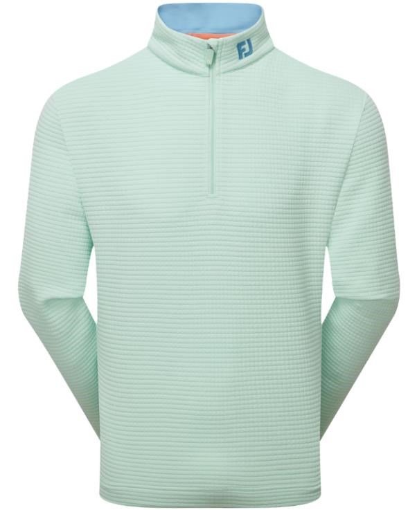 FootJoy Quilt Texture Chill-Out herr sweatshirt, pistachio