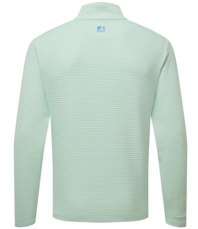 FootJoy Quilt Texture Chill-Out herr sweatshirt, pistachio