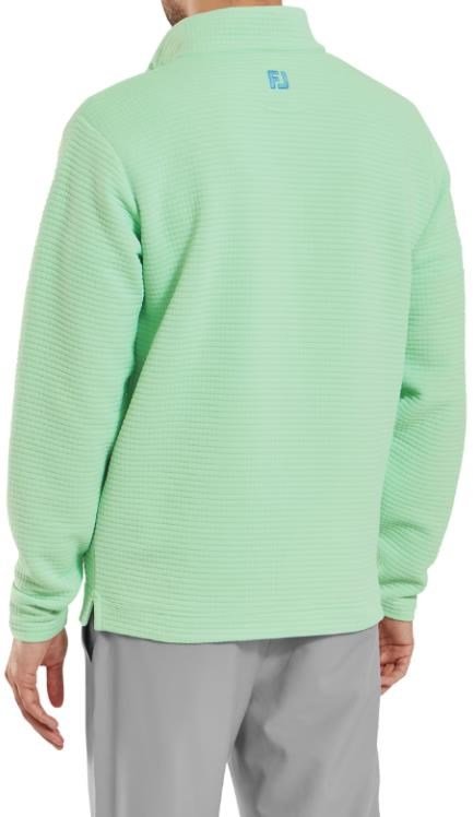 FootJoy Quilt Texture Chill-Out herr sweatshirt, pistachio