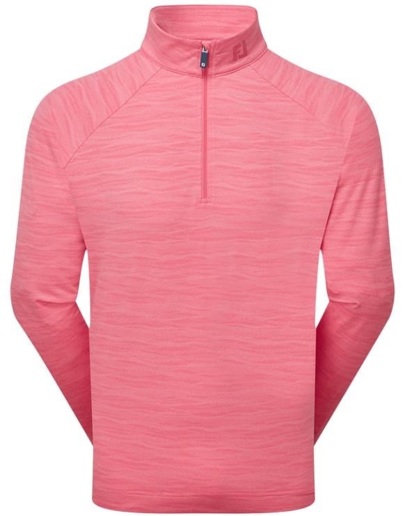FootJoy Wave Jacquard Chill-Out herr sweatshirt, pink lemonade