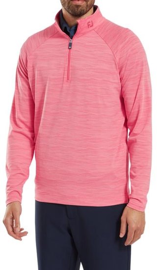 FootJoy Wave Jacquard Chill-Out herr sweatshirt, pink lemonade