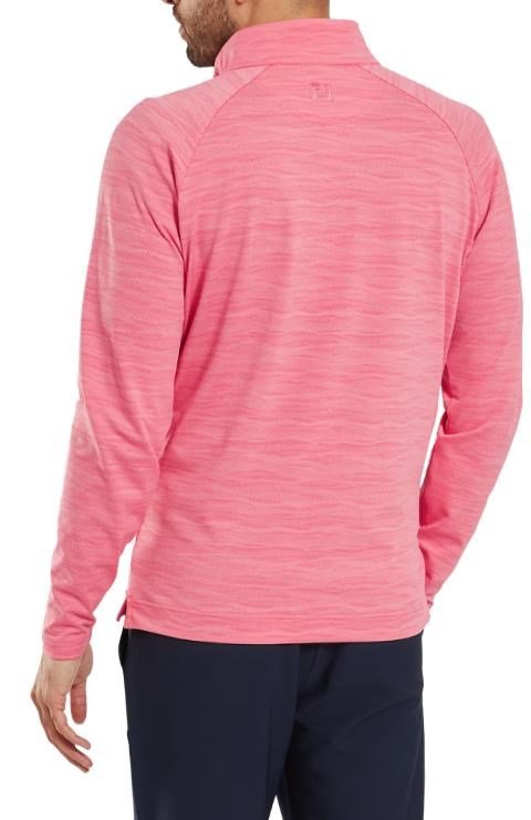 FootJoy Wave Jacquard Chill-Out herr sweatshirt, pink lemonade