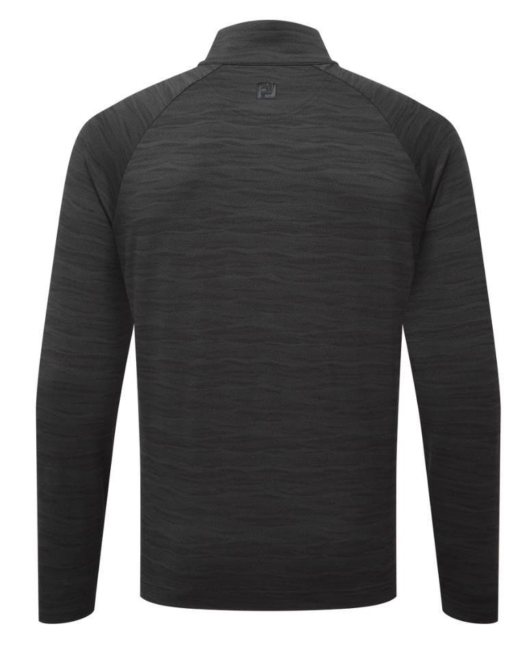 FootJoy Wave Jacquard Chill-Out herr sweatshirt, svart