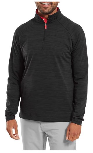 FootJoy Wave Jacquard Chill-Out herr sweatshirt, svart