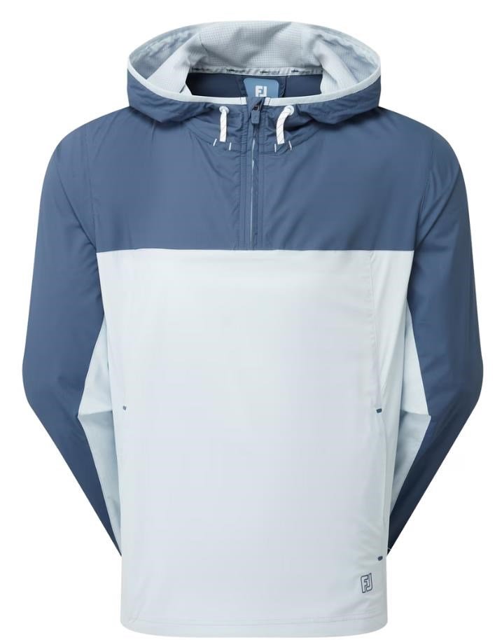 FootJoy TempoSeries Hoodie herr jacka, dark denim/skyway