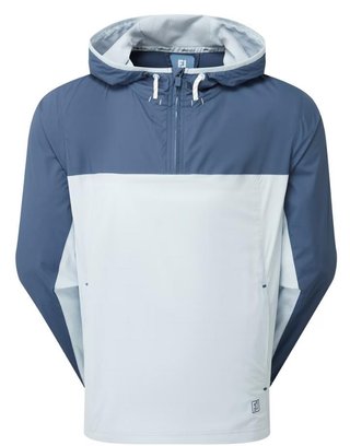 FootJoy TempoSeries Hoodie herr jacka, dark denim/skyway