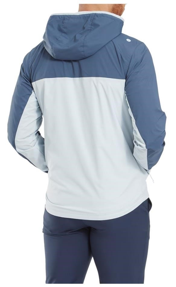 FootJoy TempoSeries Hoodie herr jacka, dark denim/skyway
