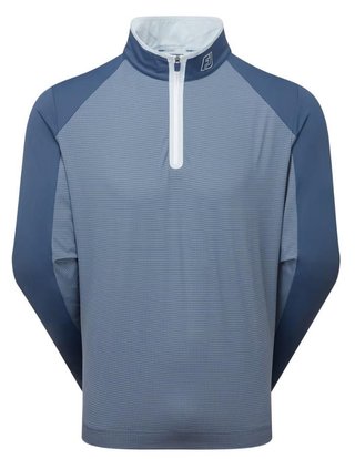 FootJoy TempoSeries Mixed Texture Chill-Out herr sweatshirt, dark denim