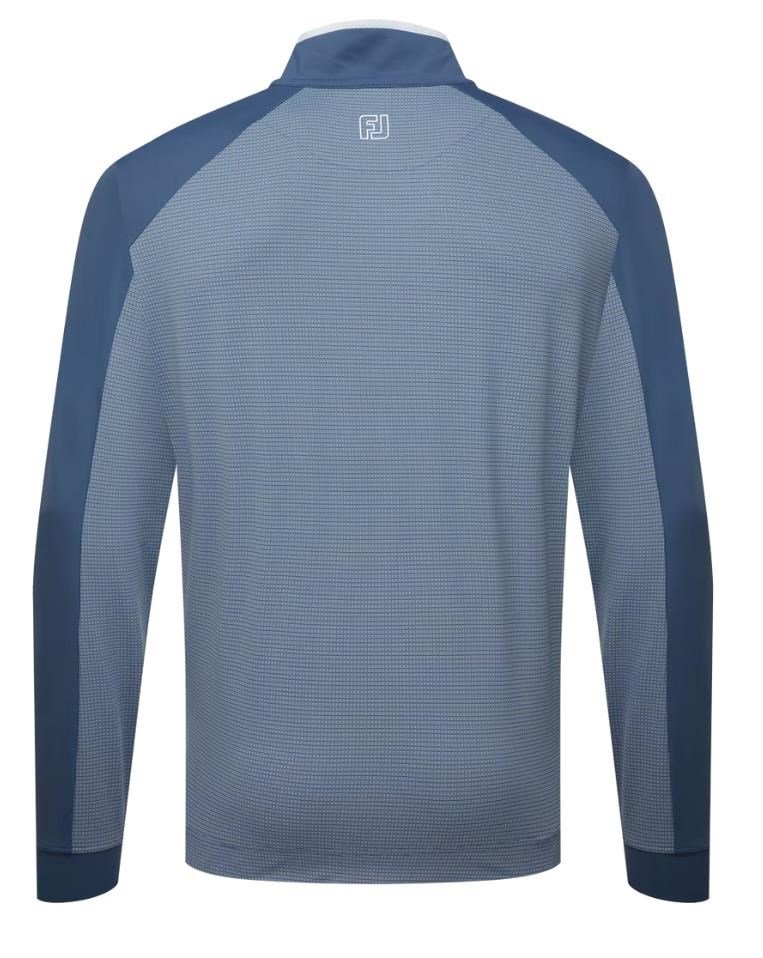 FootJoy TempoSeries Mixed Texture Chill-Out herr sweatshirt, dark denim