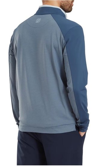 FootJoy TempoSeries Mixed Texture Chill-Out herr sweatshirt, dark denim