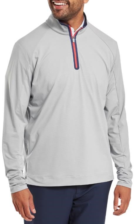 FootJoy TempoSeries Mixed Texture Chill-Out herr sweatshirt, grå