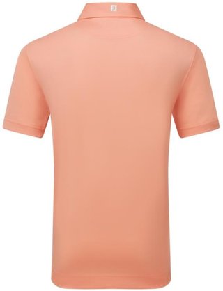 FootJoy Stretch Pique Solid herr polo, papaya