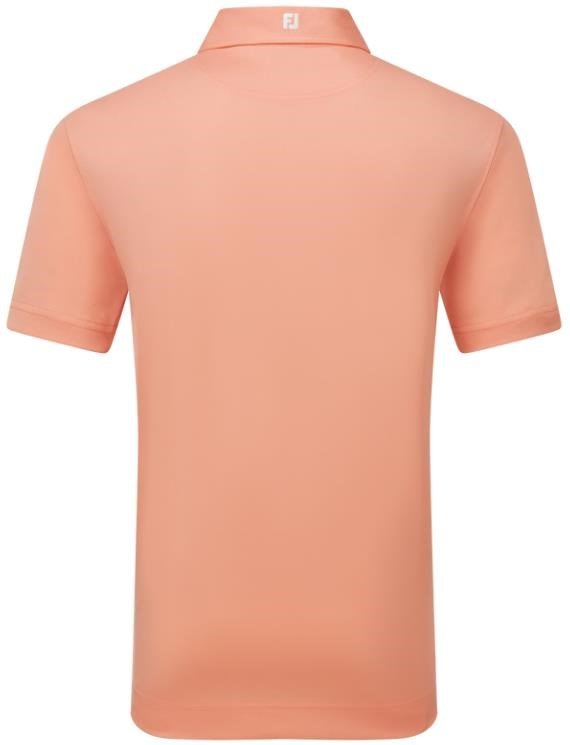 FootJoy Stretch Pique Solid herr polo, papaya