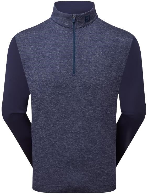 FootJoy Tonal Heather Chill-Out herr sweatshirt, navy